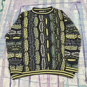 Vintage 90’s COOGI 3D Knitted Crewneck Sweater Multicolor Size Medium